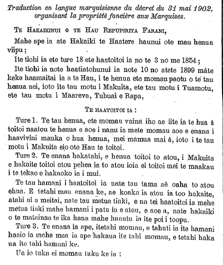 decret 31.05.1902 trad propriete fonciere marquises